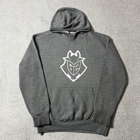 G2 Esports Hoodie Mens Medium Gray Graphic Pullover Sweatshirt Gaming - Picture 13 of 13